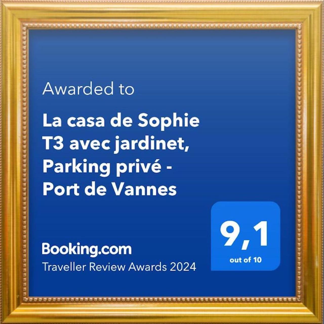 La Casa De Sophie T3 Avec Jardinet, Parking Prive - Port De Vannes Exteriör bild